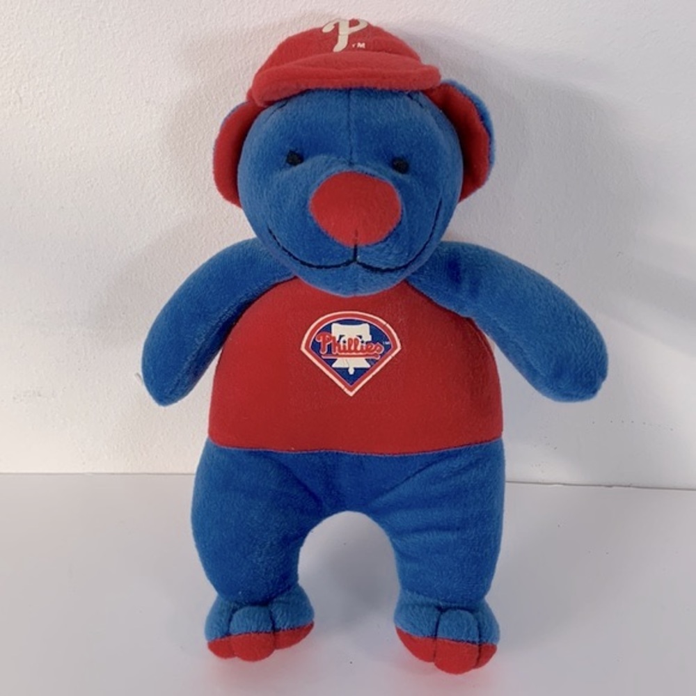 Vintage MLB 2002 Philadelphia Phillies Liberty Bell Good Stuff Plush 10 Inch Dog